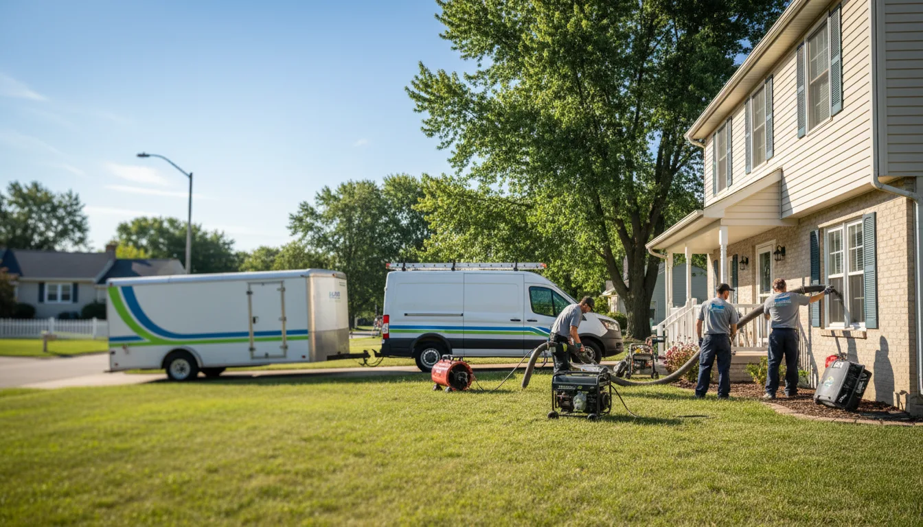 Flooded Basement Restoration And Cleanup With Repair in Crescent City, IL near me